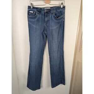 Baby Phat Jeans Size 11 Y2k Stretch Denim Mini Flare Juniors